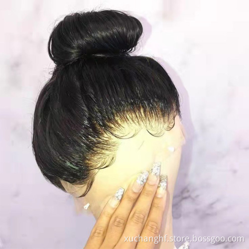 12A Indian Mink Hair HD Lace Front Wigs 180 For Black Women ,Brazilian Virgin Cuticle Aligned Bone Straight Human Hair Wigs